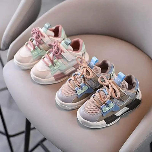 Girls & Boys Casual Sneakers Soft Sole Sports Shoes 21-30 - ToylandEU