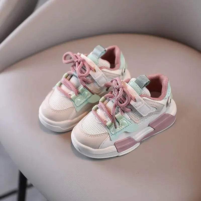 Girls & Boys Casual Sneakers Soft Sole Sports Shoes 21-30 - ToylandEU