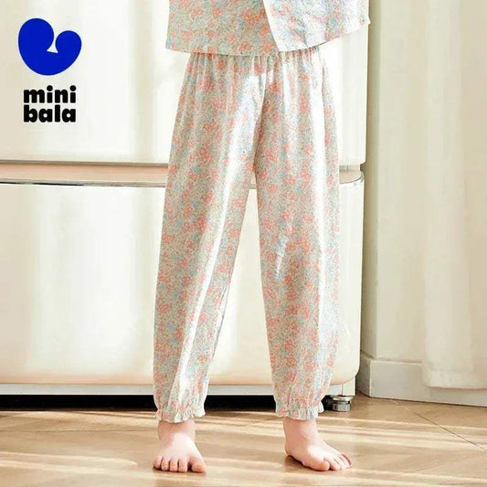 Girls Cotton Sleep Pants Soft Breathable Loungewear - ToylandEU™