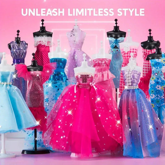 Girls Fashion Design Craft Kit With 3 Mannequins Bundle - ToylandEU