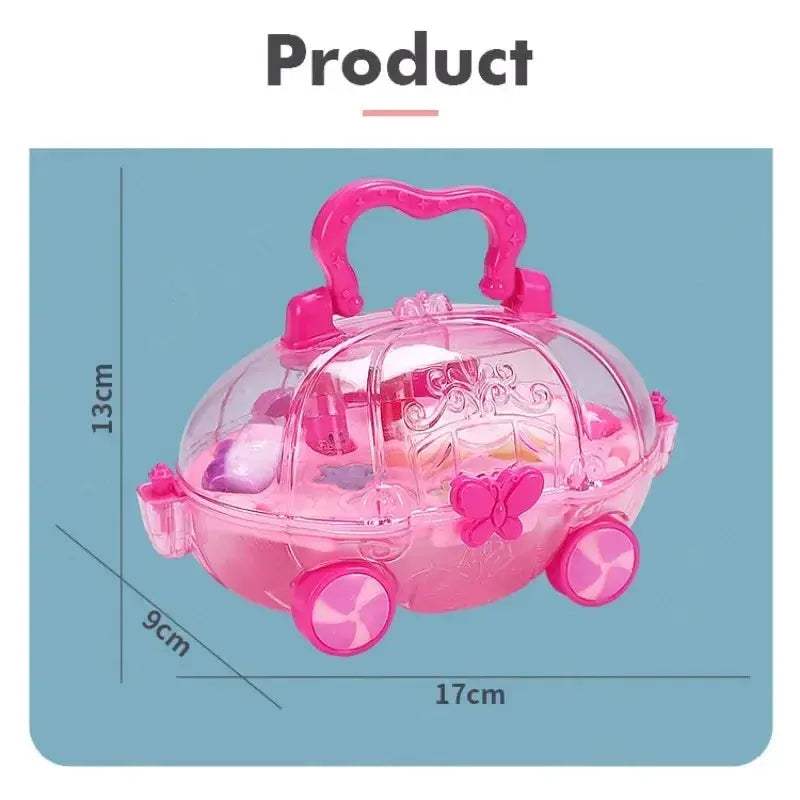 Girls Princess Cosmetic Box Trolley Case For Pretend Play - ToylandEU