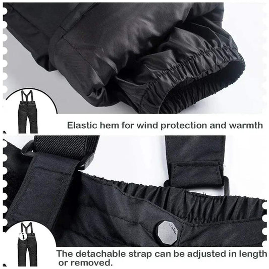 Girls Ski Jacket Snow Bibs AntiPilling Waterproof Warm - ToylandEU™