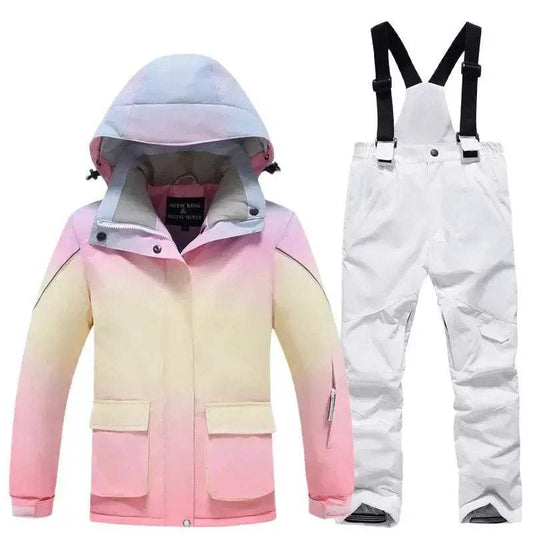 Girls Ski Suit Waterproof Windproof AllinOne Snow Gear - ToylandEU™