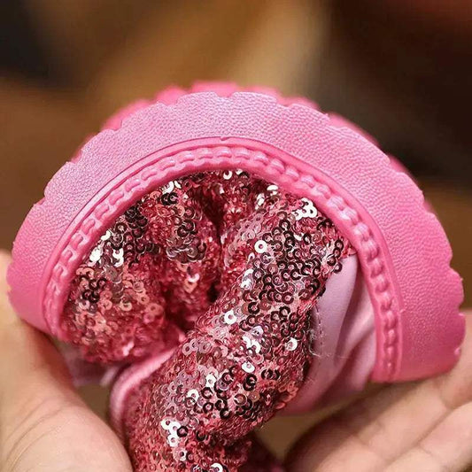 Girls Snow Boots Winter Warm Furry Waterproof Ankle Boots - ToylandEU
