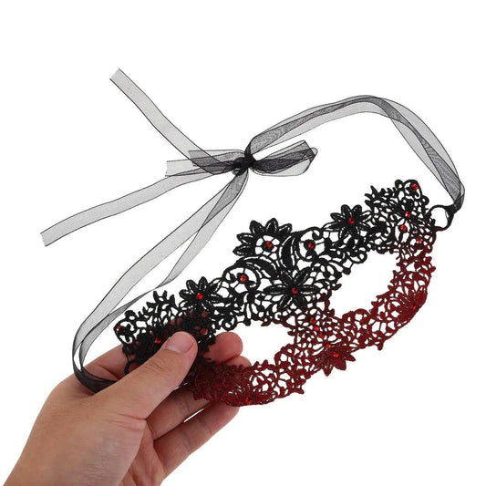 Glamorous Masquerade Mask With Plume Hairpin Toyland EU - ToylandEU™