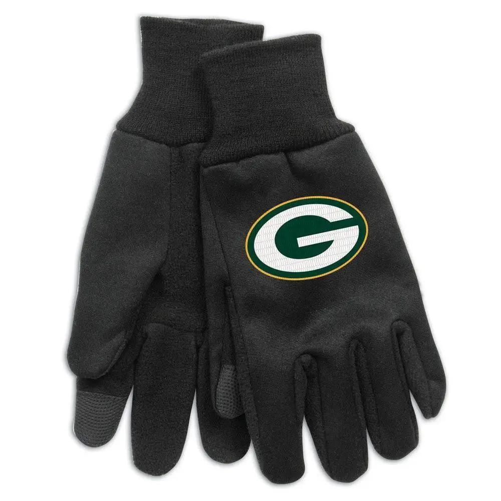 Green Bay Packers Touchscreen Gloves Technology Style Adult - ToylandEU™
