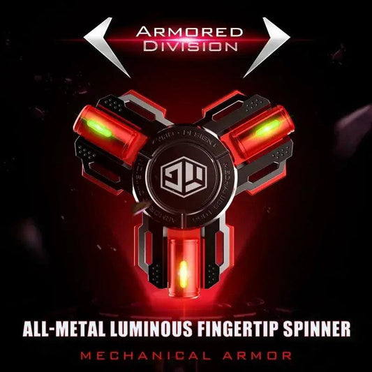 Glow Fidget Spinner High Speed Alloy EDC Toy Long Spin - ToylandEU™