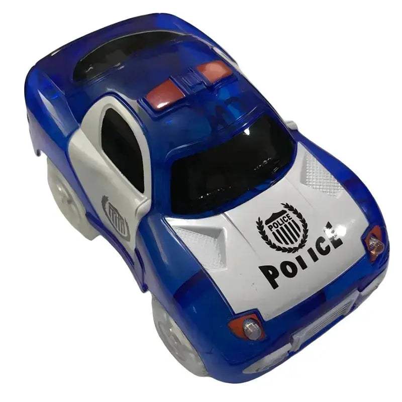 Glow In The Dark Electric Track Car Set For Children - ToylandEU