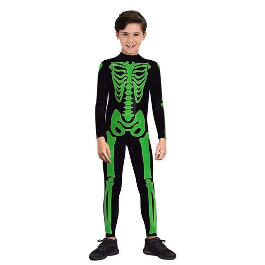 Glow-in-the-Dark Skeleton Costume for Kids - Spooky Fun Costume! - ToylandEU