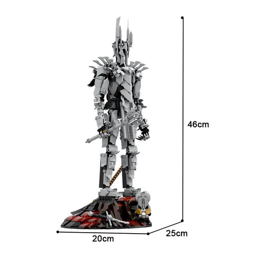 Gobricks MOC Movie Rings Figures Sauron Model Building Blocks Building Bricks MOC - ToylandEU
