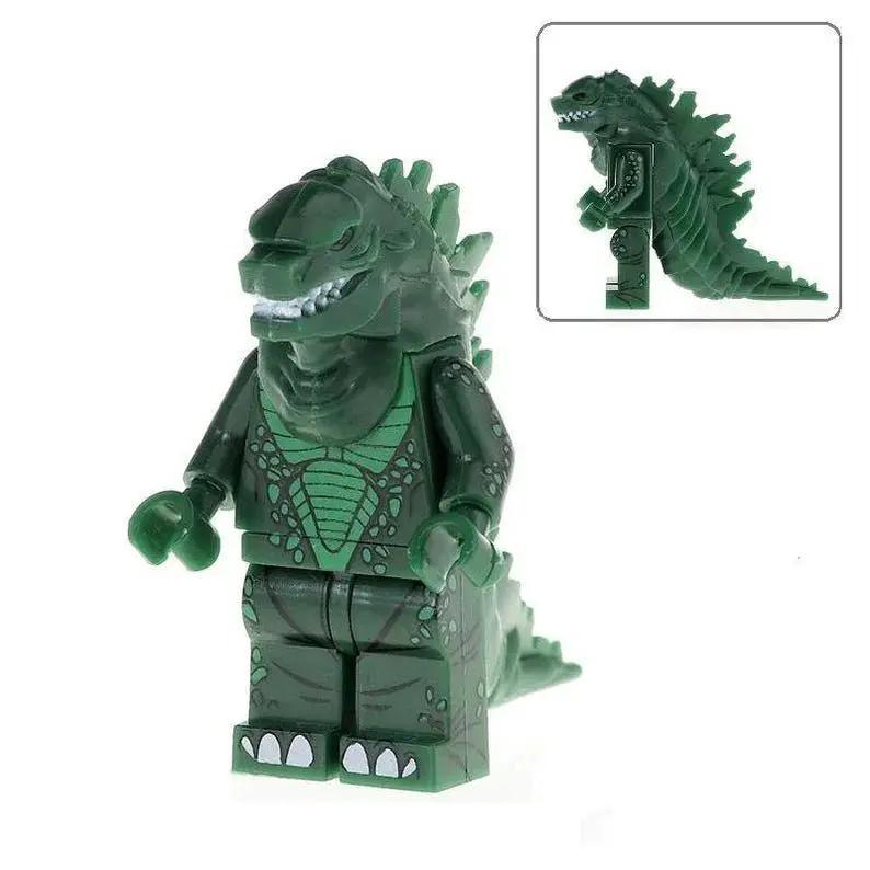 Godzilla Lego Kaiju Minifigure Green Custom Collectible - ToylandEU™