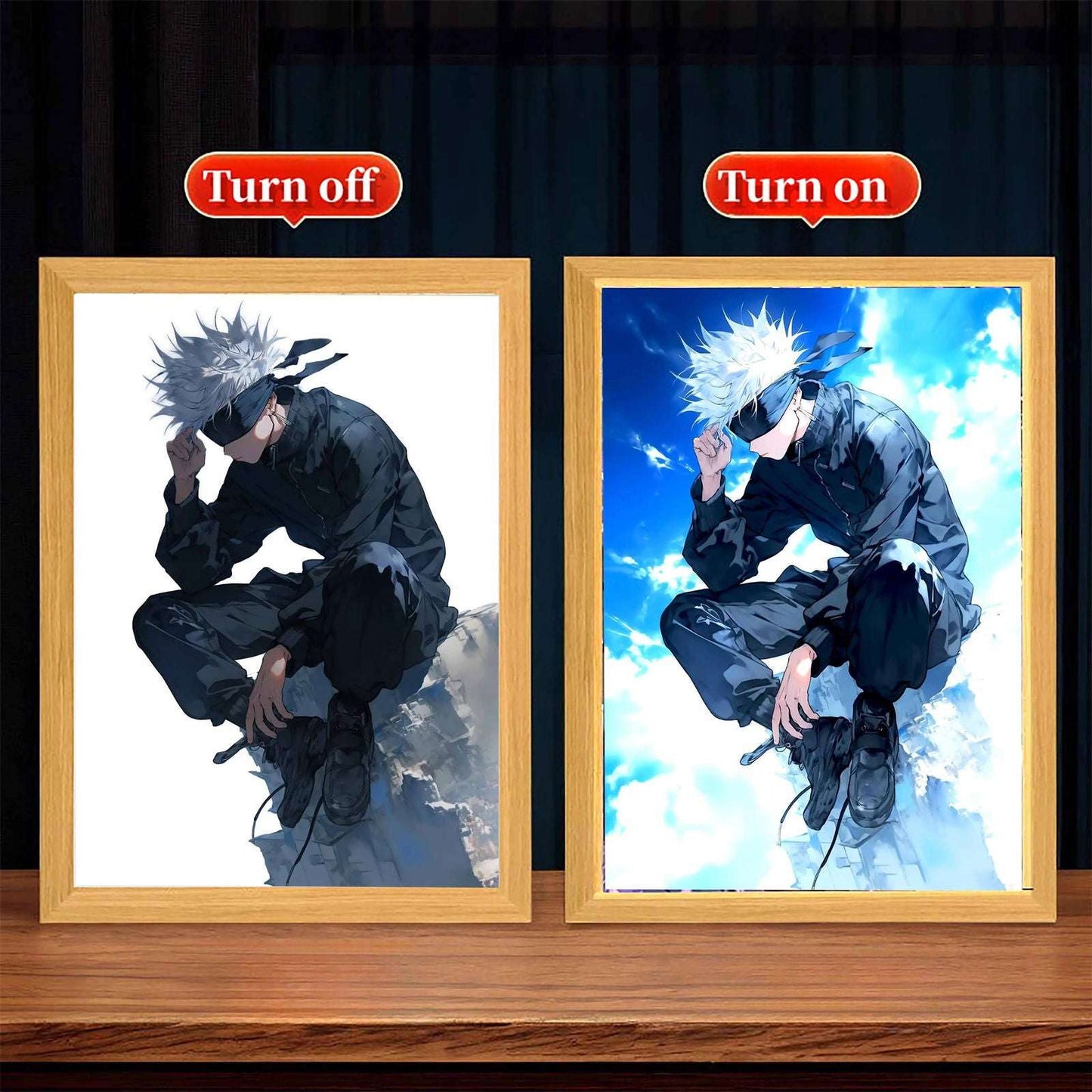 Gojo Satoru LED Picture Frame Jujutsu Kaisen Gift