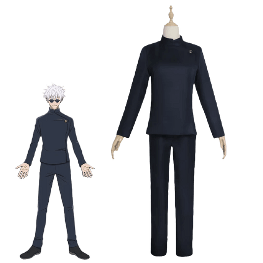 Gojo Satoru Premium Cosplay Costume with Wig - Perfect for Halloween! - ToylandEU