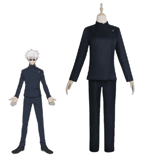 Gojo Satoru Premium Cosplay Costume with Wig - Perfect for Halloween! - ToylandEU