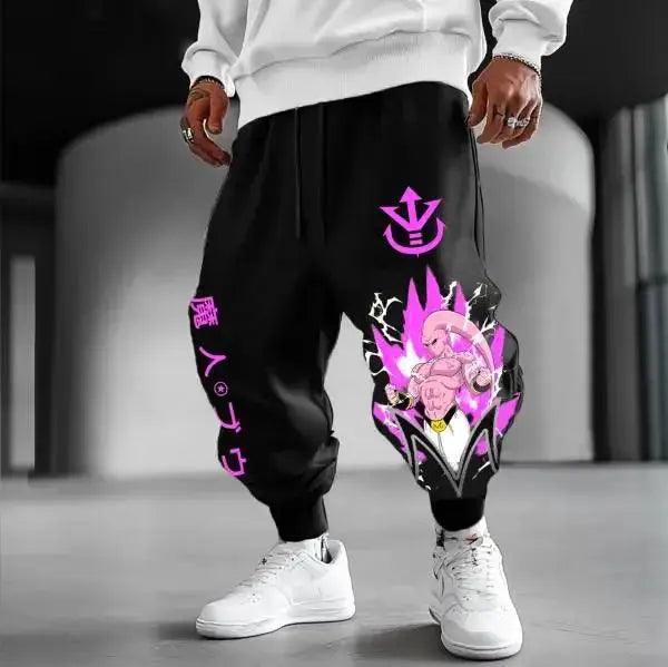 Goku Print Streetwear Sweatpants Breathable Wide Leg - ToylandEU™