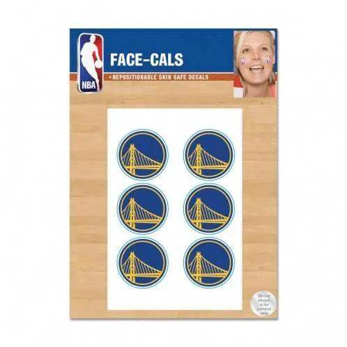 Golden State Warriors Tattoo Face Cals Peel Stick Skin Safe - ToylandEU™