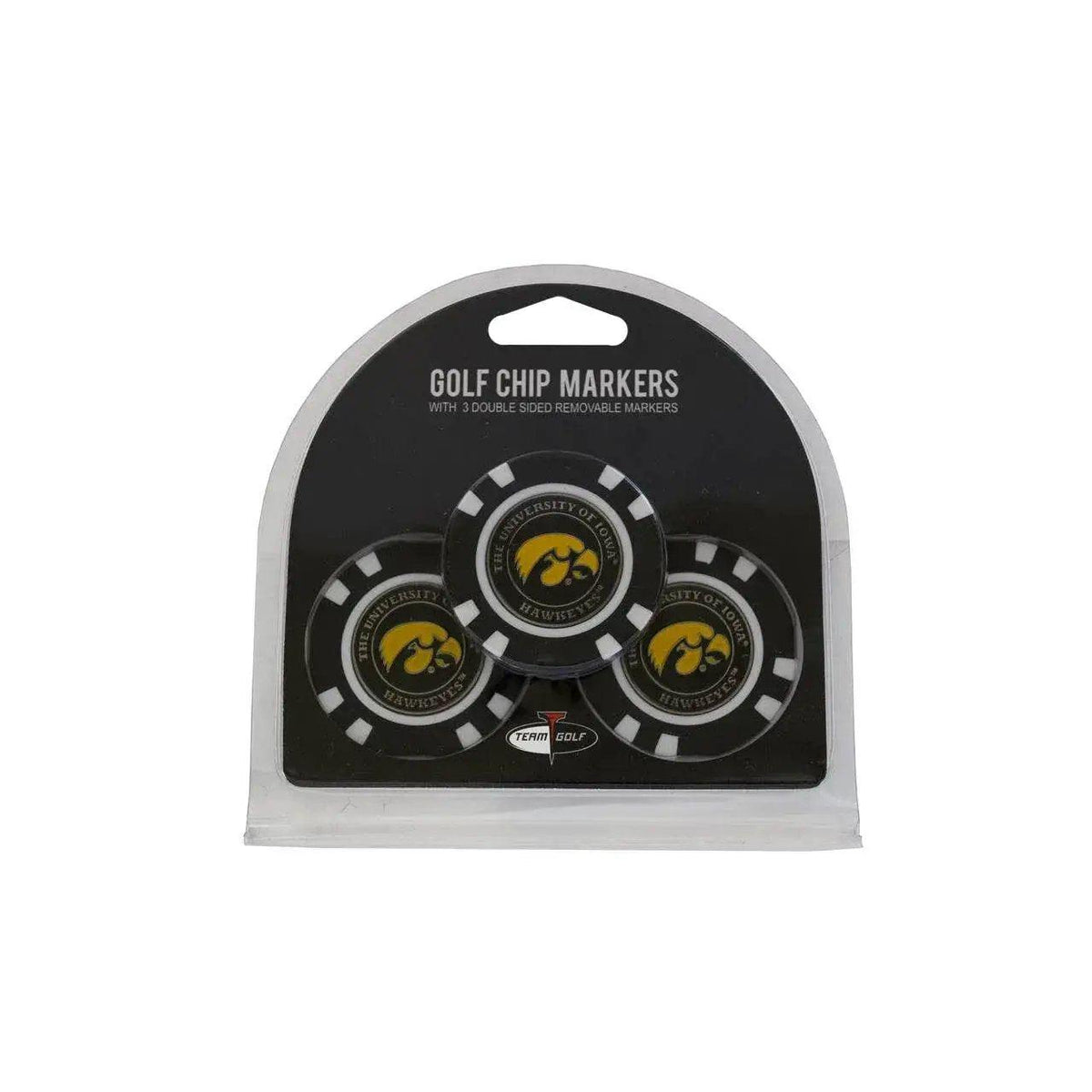 Iowa Hawkeyes Golf Chip With Markers 3 Pack Team Golf - ToylandEU™