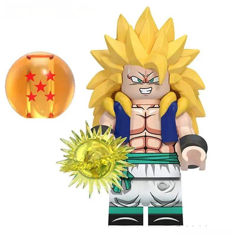 Gotenks Dragon Ball Z Super Lego Minifigures Best Custom Anime Toys 1 - Minifigure Toys