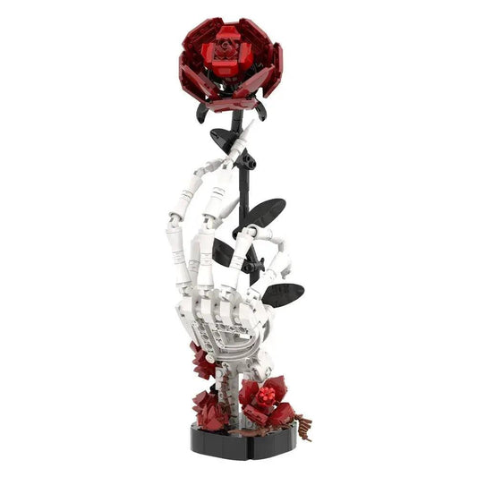 Gothic Skull Rose Building Blocks Model Kit For Adults - ToylandEU™