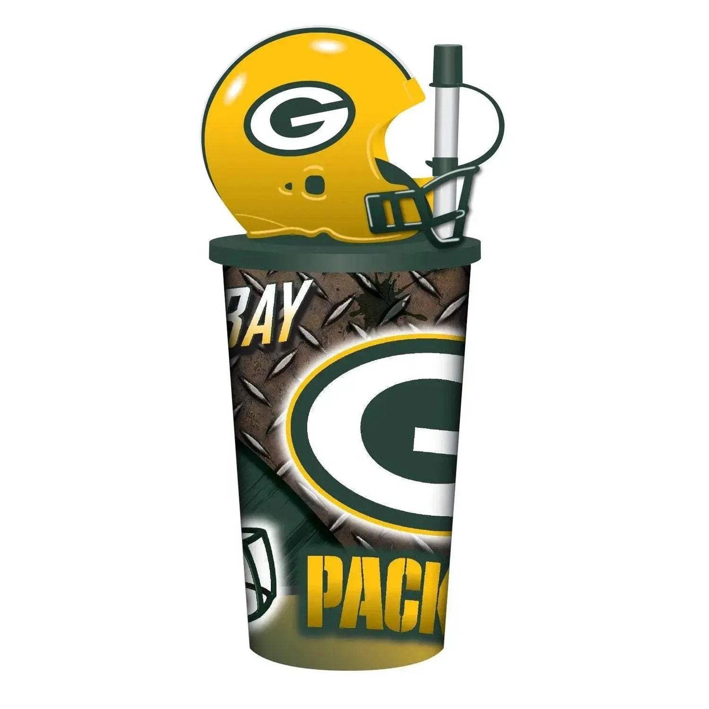 Green Bay Packers 32oz Helmet Cup With Straw Plastic - ToylandEU™
