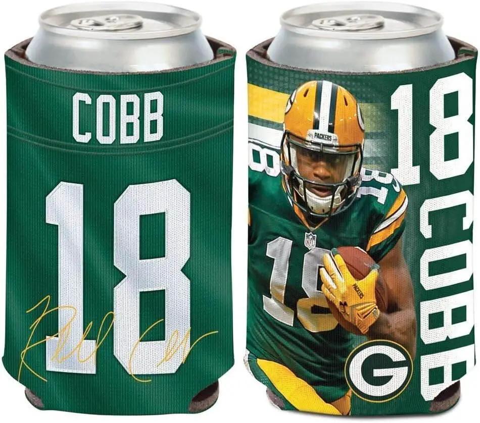 Green Bay Packers Can Cooler Randall Cobb Design 12 Oz - ToylandEU™