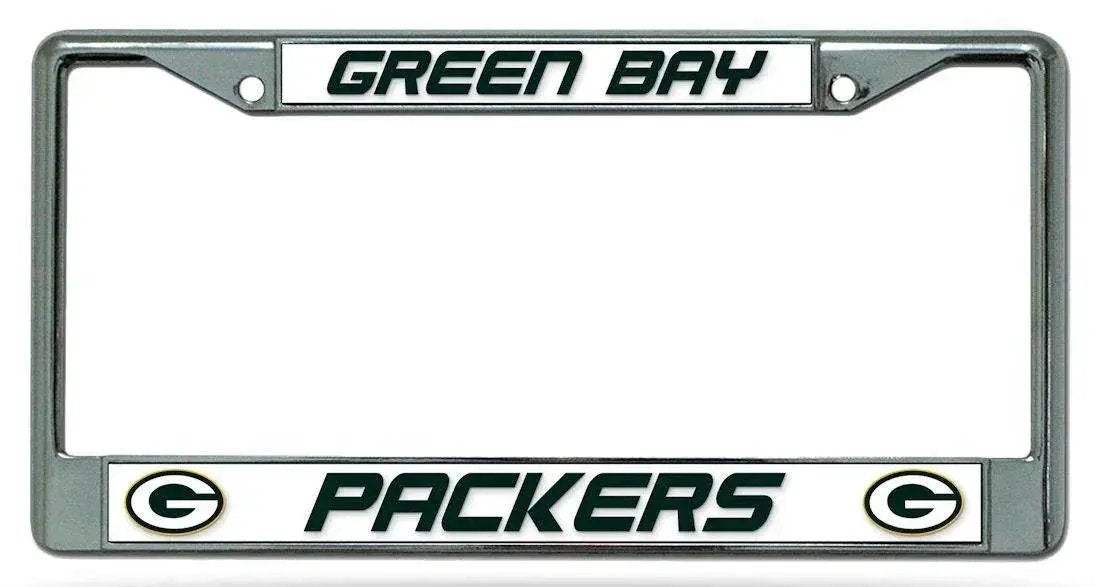 Green Bay Packers Chrome License Plate Frame For Fans - ToylandEU™