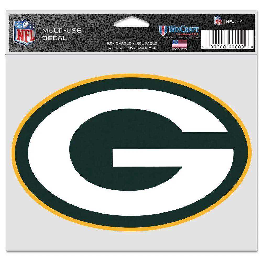 Green Bay Packers Decal 5x6 Multi Use Color Logo Outdoor - ToylandEU™