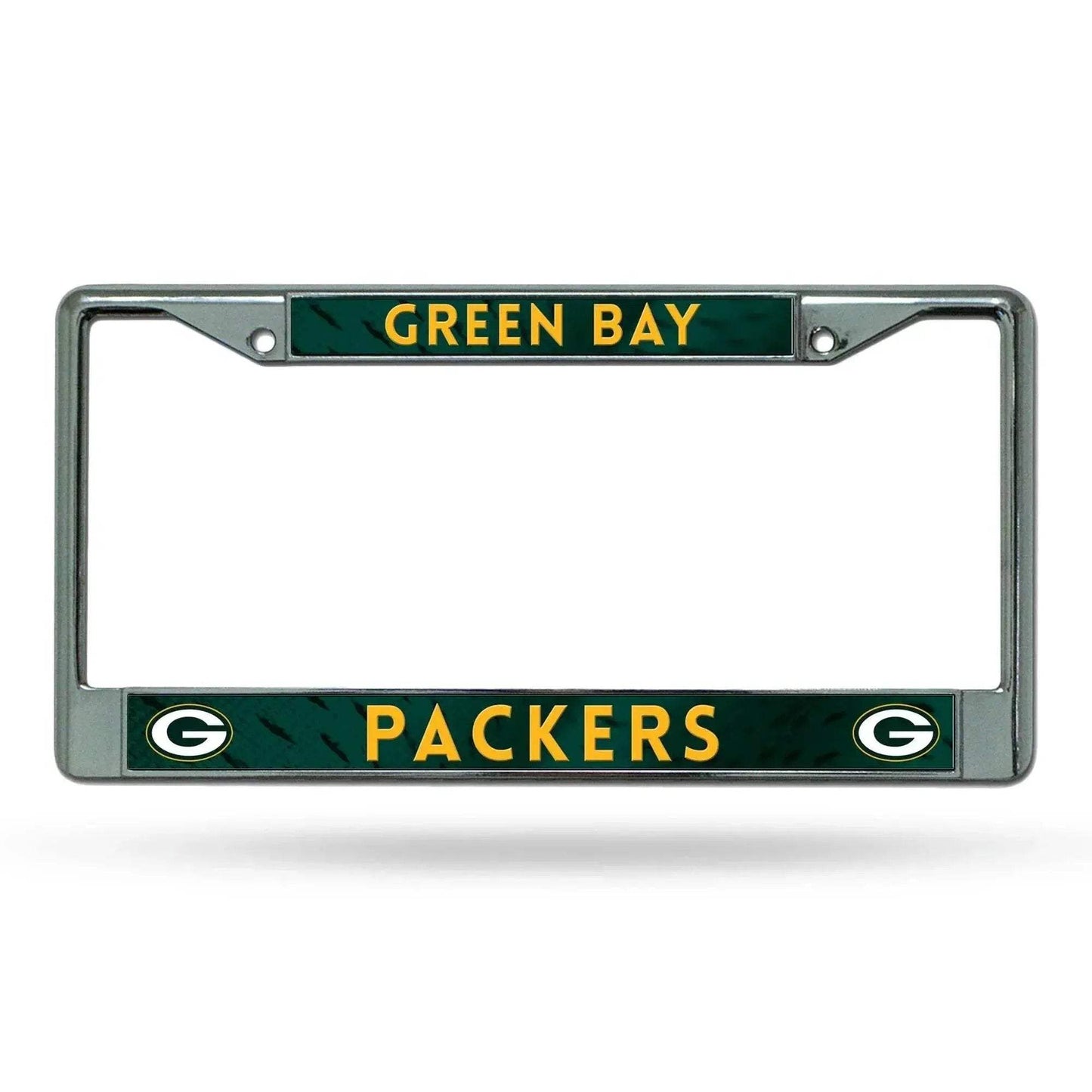 Green Bay Packers License Plate Frame Chrome Printed Insert - ToylandEU™