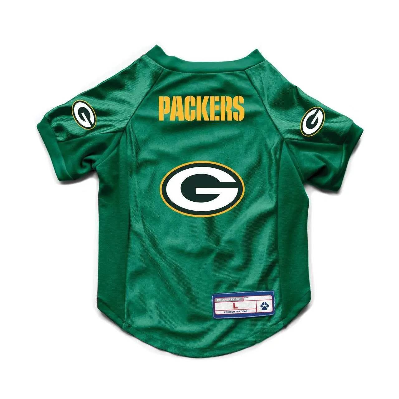 Green Bay Packers Pet Jersey Stretch Size XS Dazzle Fabric - ToylandEU™