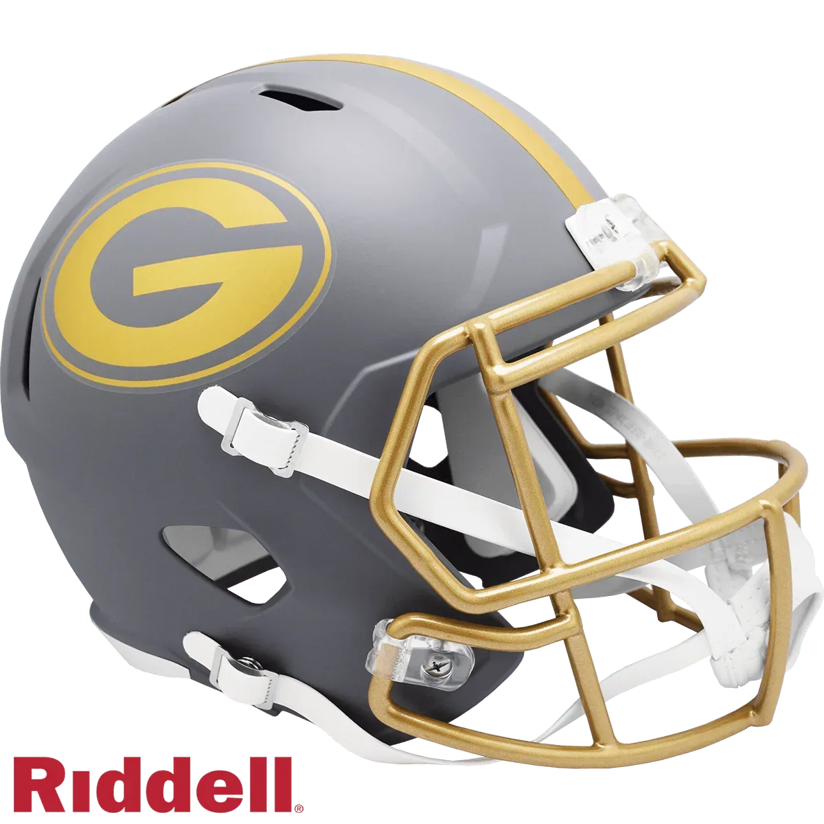 Green Bay Packers Riddell Replica Helmet Slate Alternate - ToylandEU™