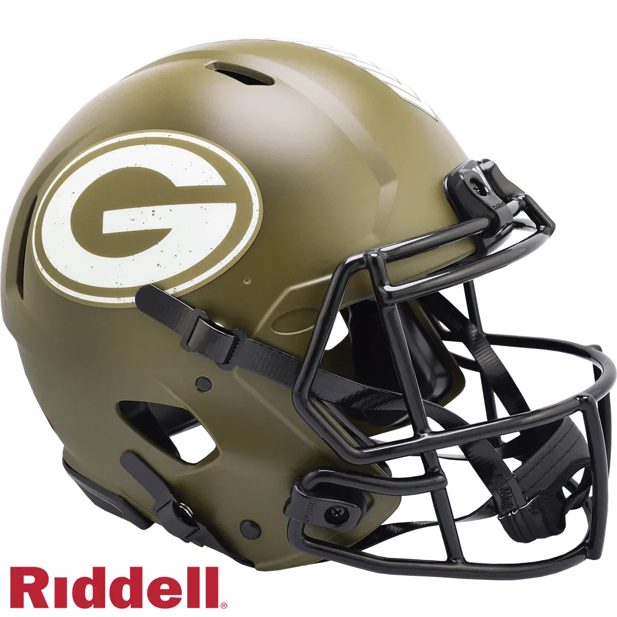 Green Bay Packers Riddell Speed Helmet Salute To Service - ToylandEU™
