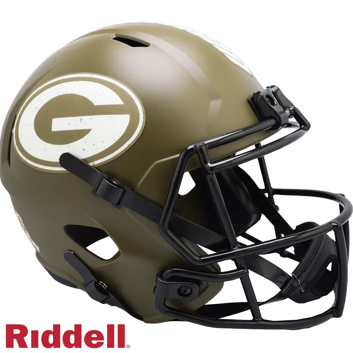 Green Bay Packers Salute to Service Riddell Replica Helmet - ToylandEU™