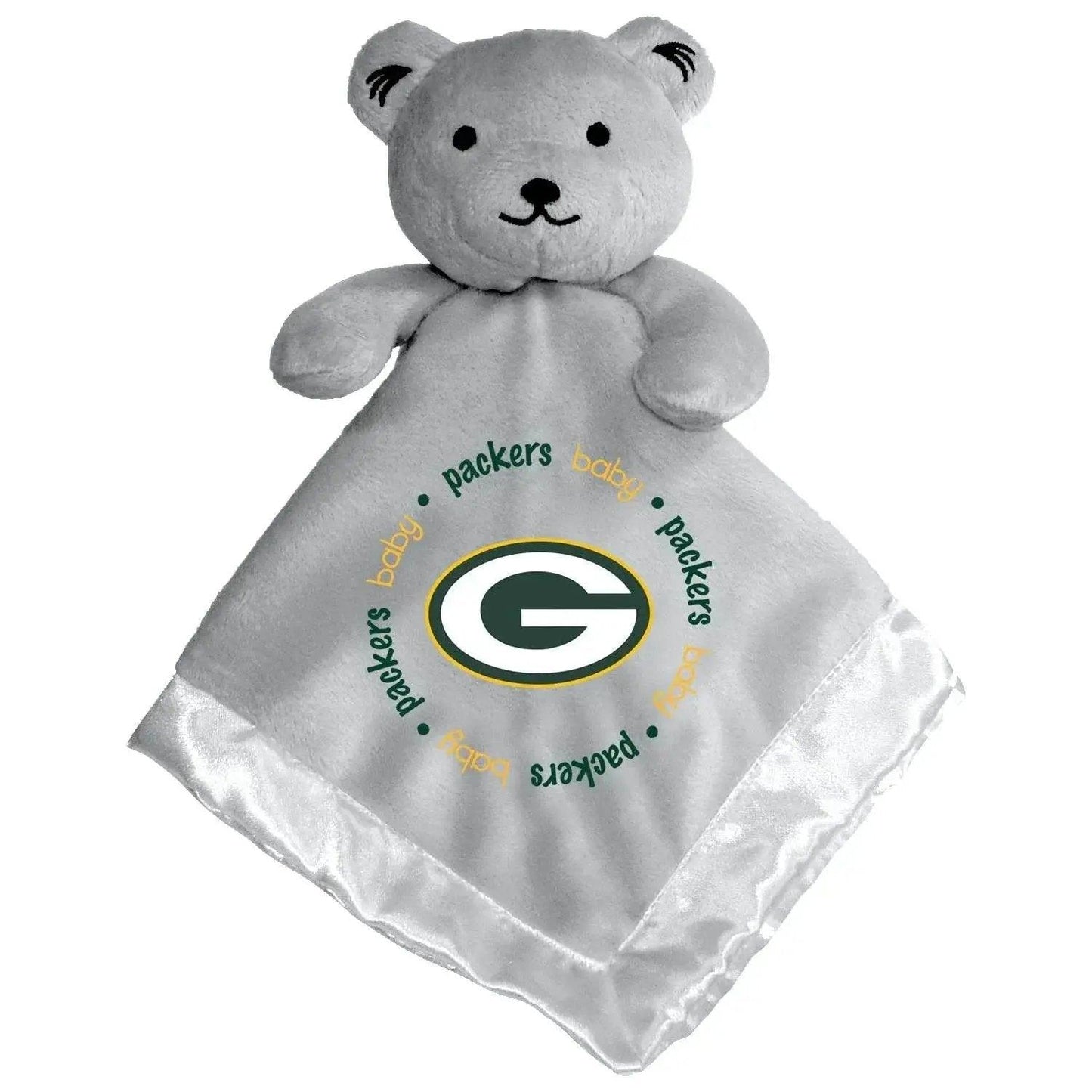Green Bay Packers Security Bear Gray Plush Toy Embroidered - ToylandEU™