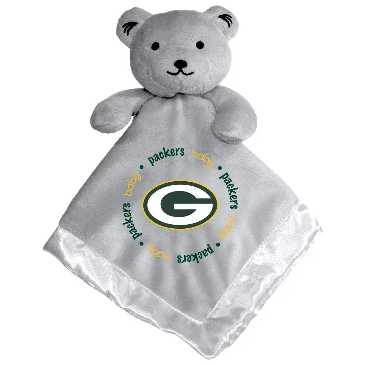 Green Bay Packers Security Bear Gray Plush Toy Embroidered - ToylandEU™