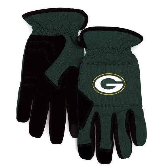 Green Bay Packers Work Gloves Padded Durable Grip Elite - ToylandEU™
