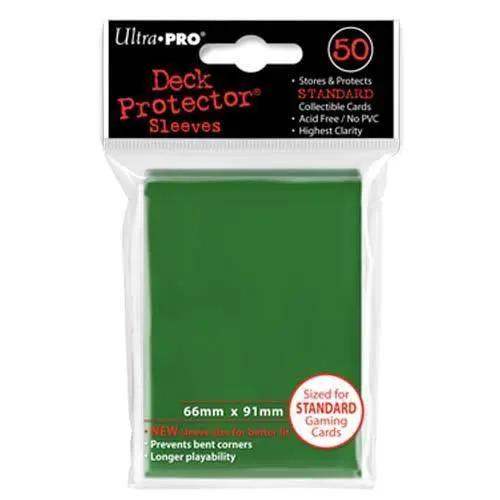 Green Solid Deck Protectors Pack Of 50 Cards For Games - ToylandEU™