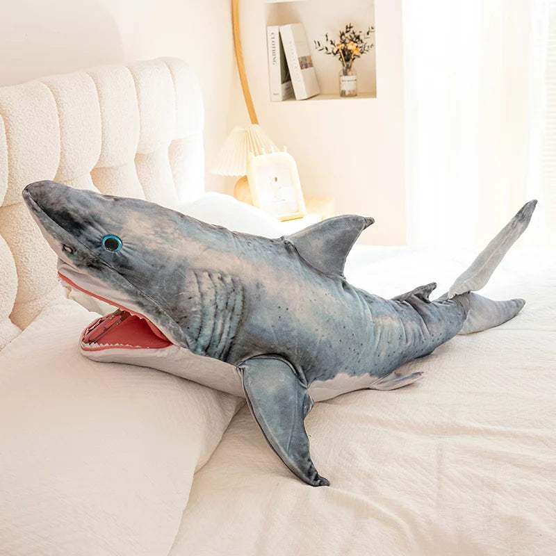 Grey Shark Plush | Ultra Soft Fill | Toylandeu™