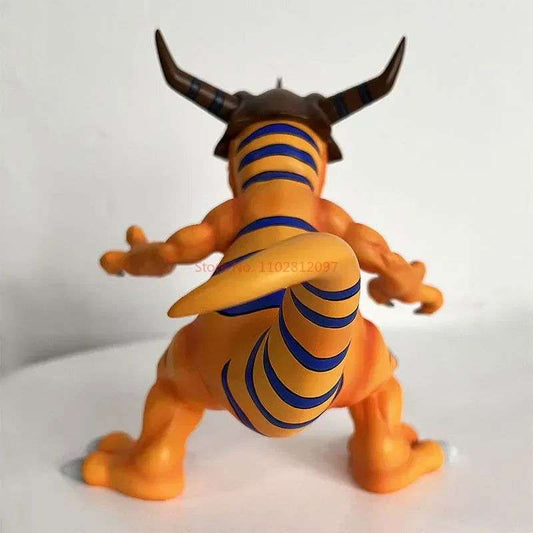 Greymon and Agumon Anime Figures, Digimon Gk Figurines Action Collectible Model Toys 12cm