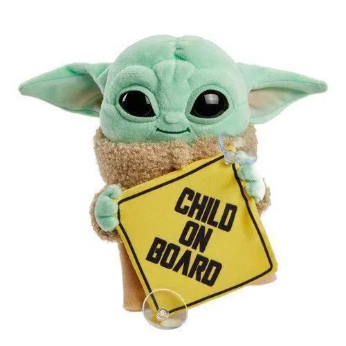 Grogu On Board Sign Adorable Star Wars Plush Car Sign - ToylandEU™
