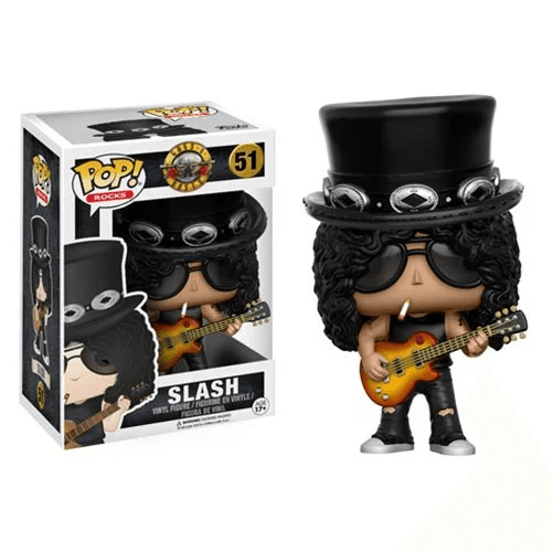 Funko Pop! Rocks Guns N' Roses Slash | Vinyl Figure | About 3.75 Inches Tall | Guns N' Roses Fans