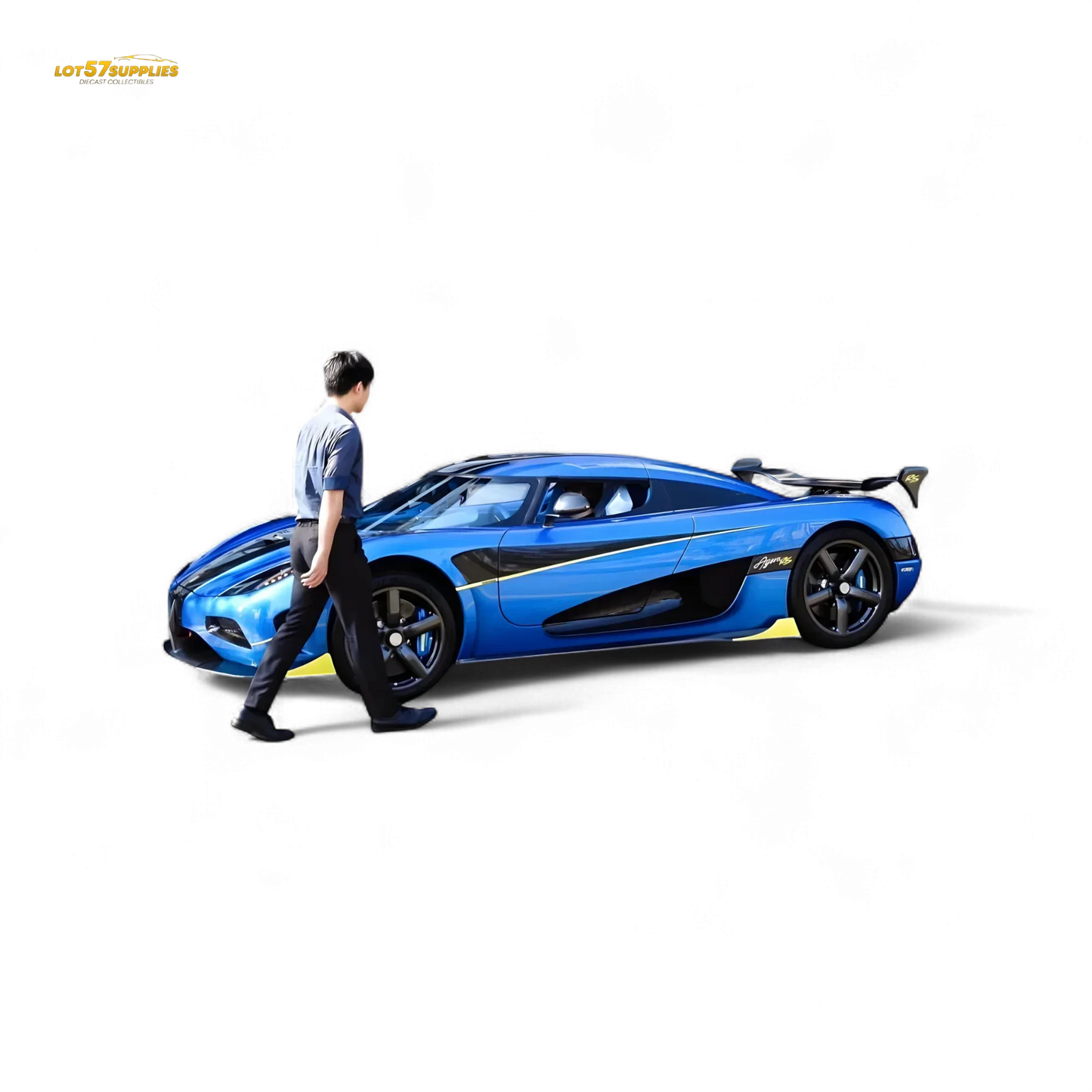 Guo Ji Agera RS - Blue Full Carbon 1:64 - ToylandEU