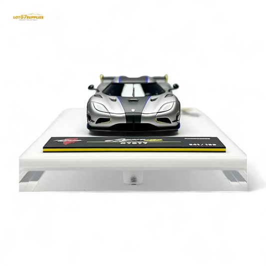 Guo Ji Agera RS Matte Silver Gray 1:64 - ToylandEU™
