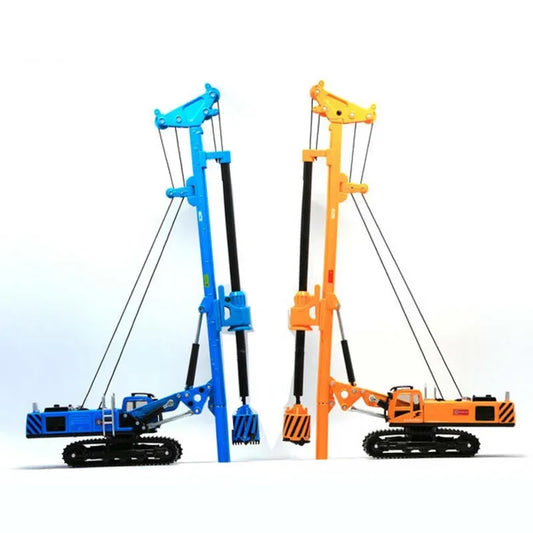 Durable Diecast Rotary Drilling Rig 1/64 Scale Metal Engineering Truck - ToylandEU