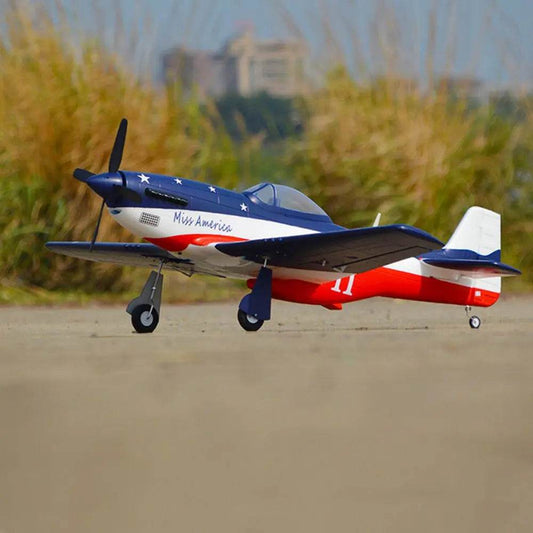 HOOKLL P51 Miss America 1200mm Wingspan EPO RC Airplane - ToylandEU