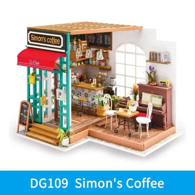 DIY Wooden Miniature Dollhouse 1:24 Model Kit - ToylandEU