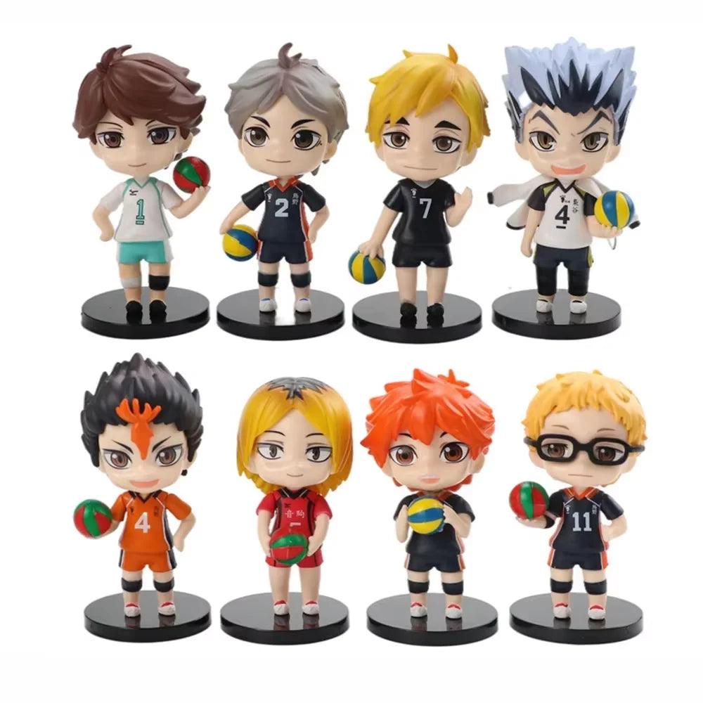 Haikyuu Figure Set | 8-Piece PVC Q Ver | Toylandeu™