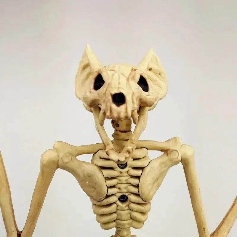 Halloween Cat Skeleton Decoration Crouching Pose - ToylandEU™