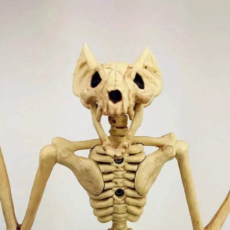 Halloween Cat Skeleton Decoration With Crouching Pose - ToylandEU