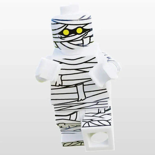 Custom Lego Figure Mummy Built With Authentic Lego Parts For Standard Figure Scale Display - ToylandEU