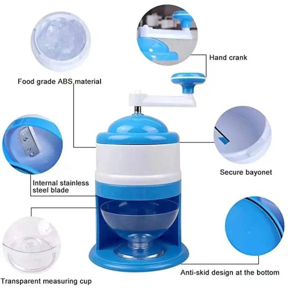 Hand Crank Ice Shaver For Snow Cones And Slushies - ToylandEU